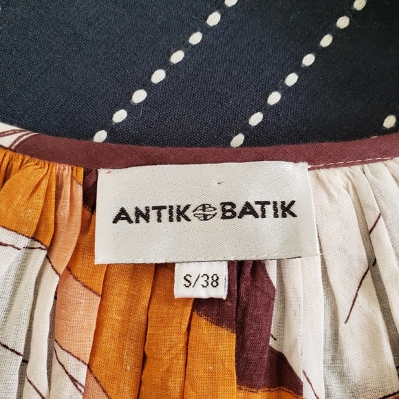 Antik Batik| Miami Floral Blouse Peach Size Small 38 - Picture 8 of 11